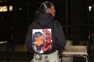 FREE OF KARES HOODIE - BLACK
